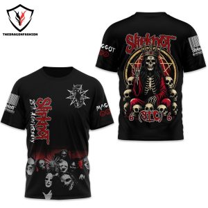 Slipknot 25th Anniversary Design 3D T-Shirt