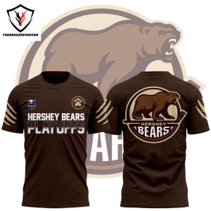 Hershey Bears Playoffs Calder Cup Design 3D T-Shirt