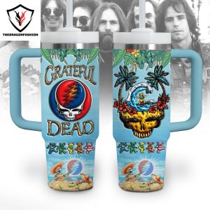 Grateful Dead For Fan Tumbler With Handle And Straw