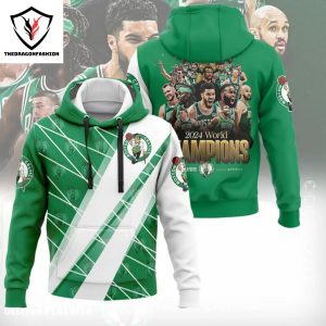 Boston Celtics 2024 NBA Champions Logo Hoodie