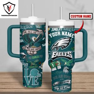 Personalized Philadelphia Eagles Go Birds 3D T-Shirt – White