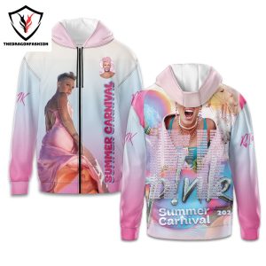 Pink Summer Carnival 2024 Zip Hoodie