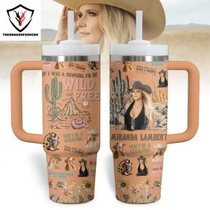 Miranda Lambert – Wild And Free Tumbler With Handle And Straw