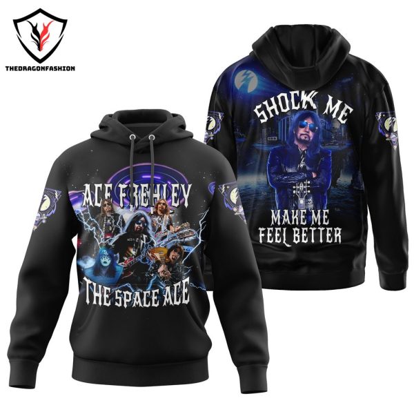 Ace Frehley – The Space Ace – Shock Me Make Me Feel Better Design Hoodie