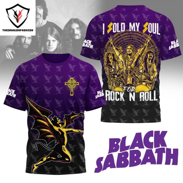 Black Sabbath I Sold My Soul For Rock N Roll 3D T-Shirt