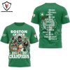 Boston Celtics 2024 NBA Champions 3D T-Shirt – White
