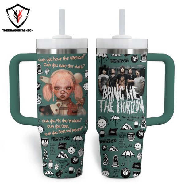 Bring Me The Horizon – This Aint Heavy Metal Tumbler With Handle And Straw