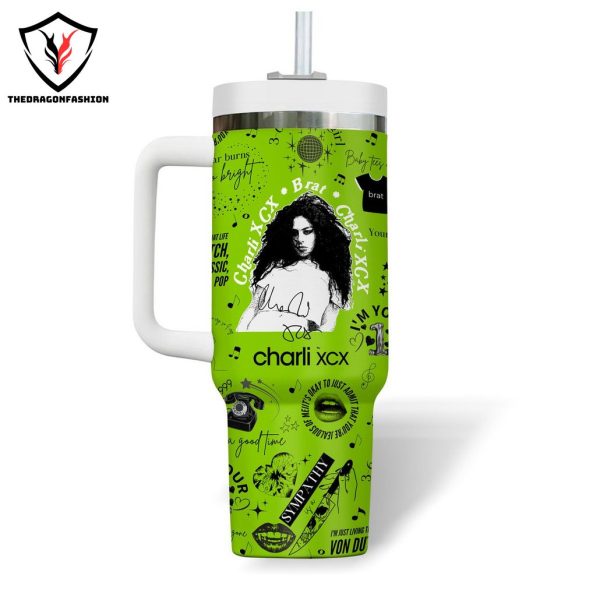 Charli XCX – Boom Clap Tumbler With Handle And Straw