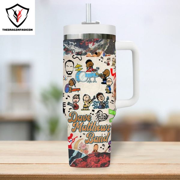 Dave Matthews Band – Dont Burn Tumbler With Handle And Straw
