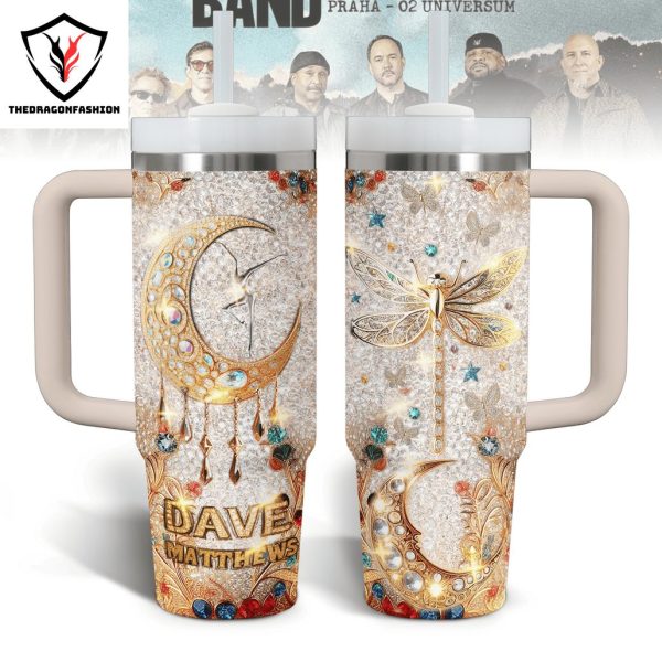 Dave Matthews Band Logo Tumbler With Handle And Straw