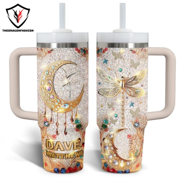 Dave Matthews Band Logo Tumbler With Handle And Straw