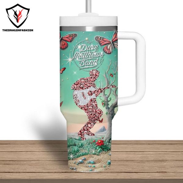 Dave Matthews Band Tumbler With Handle And Straw