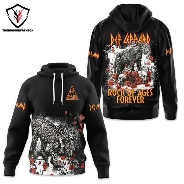 Def Leppard Rock Of Ages Forever Design Hoodie