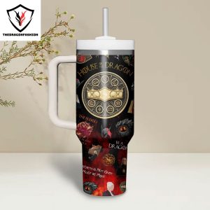 Personalized House Of The Dragons Tumbler With Handle And Straw