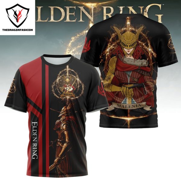 Elden Ring Malenia Design 3D T-Shirt