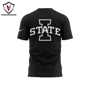 Iowa State Cyclones 2024 Football 3D T-Shirt – Black