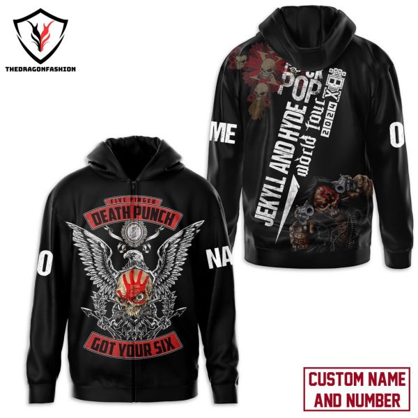 Five Finger Death Punch Got Your Six Design Zip Hoodie