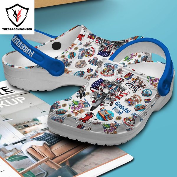 Forever Grateful Dead Design Crocs