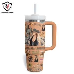 Miranda Lambert – Wild And Free Tumbler With Handle And Straw