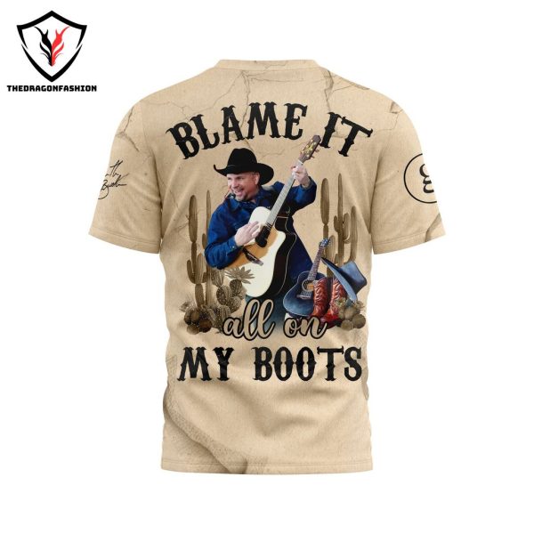 Garth Brooks Blame It All On My Roots 3D T-Shirt