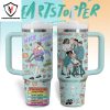 Greta Van Fleet Your Mind Is A Stream Of Colors Tumbler With Handle And Straw