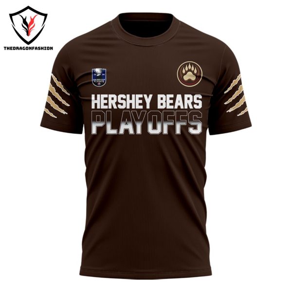 Hershey Bears Playoffs Calder Cup Design 3D T-Shirt