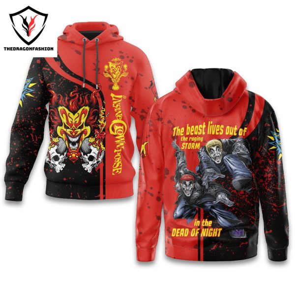 Insane Clown Posse The Beast Lives Out Of The Ragin Strorm In The Dead Of Night Design Hoodie