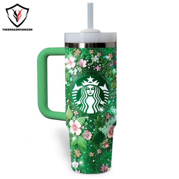 Just A Girl Who Runs On Starbucks Tumbler With Handle And Straw