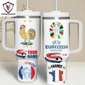 UEFA Euro 2024 France – Allez Les Bleus Tumbler With Handle And Straw
