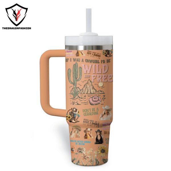 Miranda Lambert – Wild And Free Tumbler With Handle And Straw