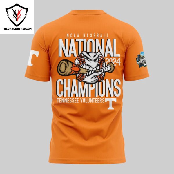 NCAA College Baseball National Champions 2024 Tennessee Volunteers 3D T-Shirt