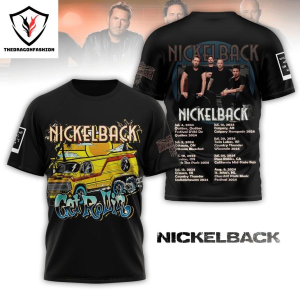 Nickelback – Get Rollin 3D T-Shirt
