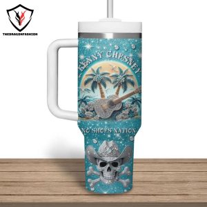 Kenny Chesney No Shoes Nation Tumbler With Handle And Straw