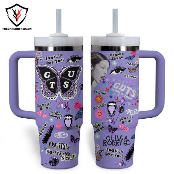 Olivia Rodrigo – Enough For You Tumbler With Handle And Straw