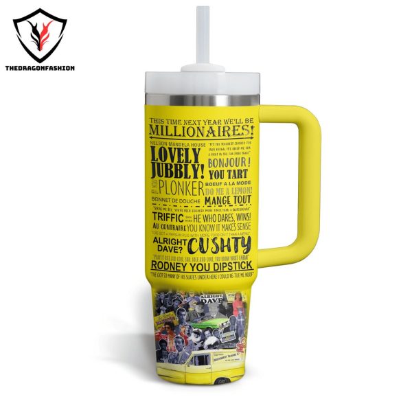 Only Fools And Horses Tumbler With Handle And Straw