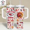 Personalized Kansas City Chiefs This Is Chiefs Kingdom Tumbler With Handle And Straw