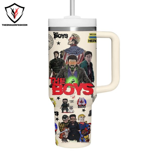 Personalized The Boys Amzon Original Tumbler With Handle And Straw