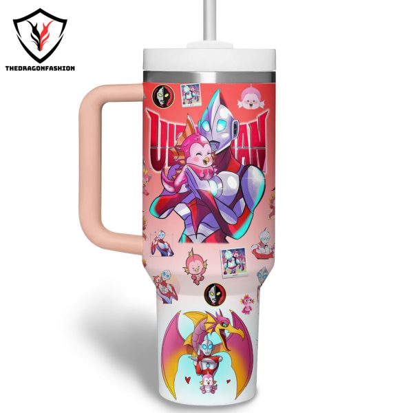 Personalized Ultraman For Fan Tumbler With Handle And Straw