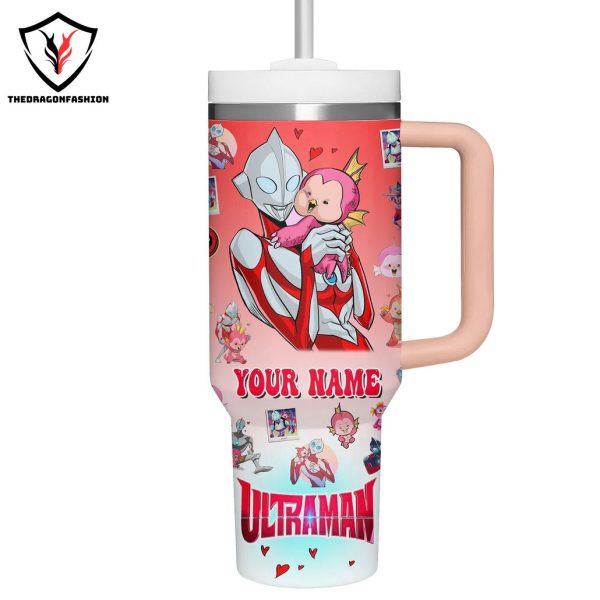 Personalized Ultraman For Fan Tumbler With Handle And Straw