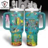 Personalized Scooby-Doo The Mystery Machine Tumbler With Handle And Straw