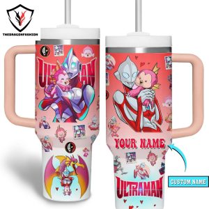 Personalized Ultraman For Fan Tumbler With Handle And Straw