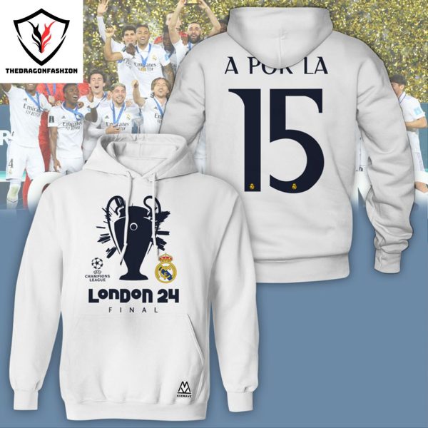 Real Madrid London 24 Final A Por La 15 Hoodie