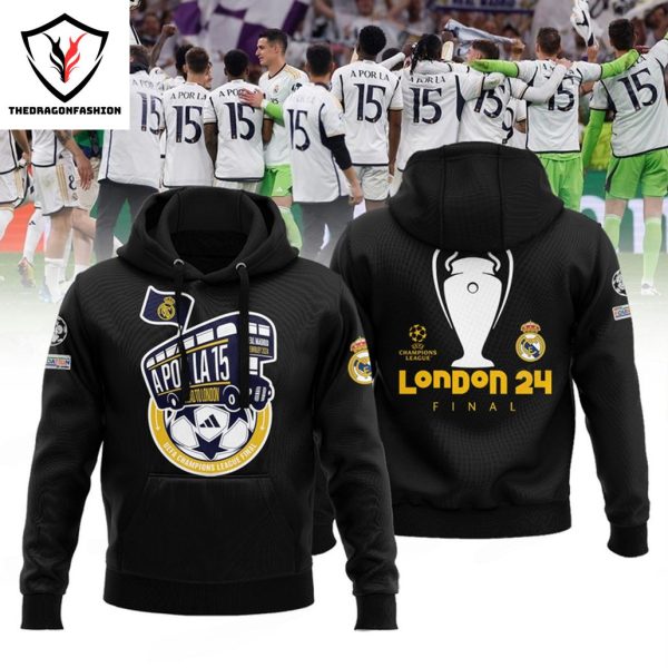 Real Madrid ULC Final 2024 Champions 15 Times Hoodie