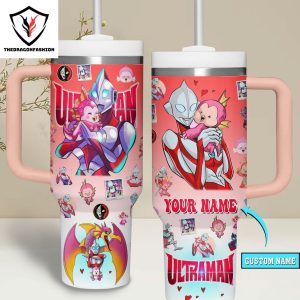 Personalized Ultraman For Fan Tumbler With Handle And Straw