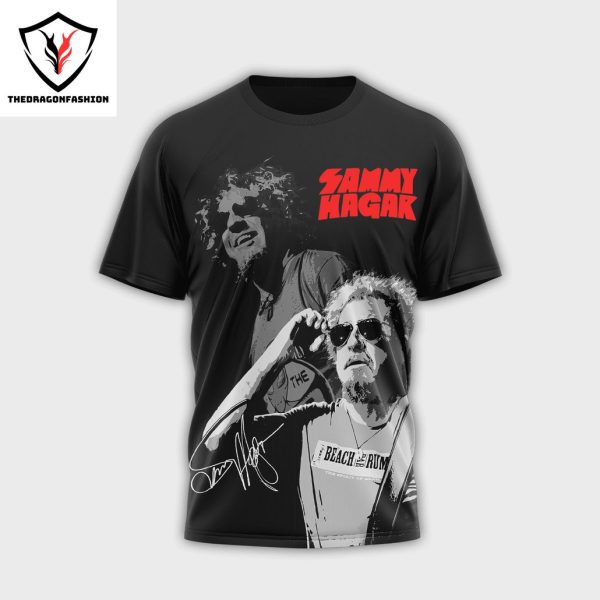 Sammy Hagar 2024 Tour Signature 3D T-Shirt