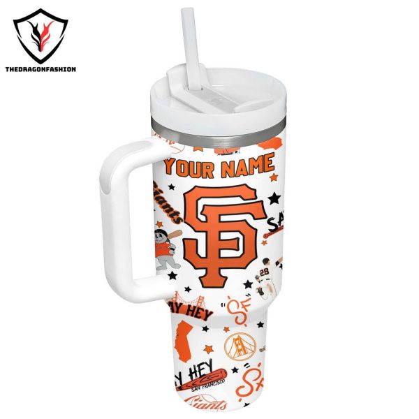 San Francisco Giants Say Het Tumbler With Handle And Straw