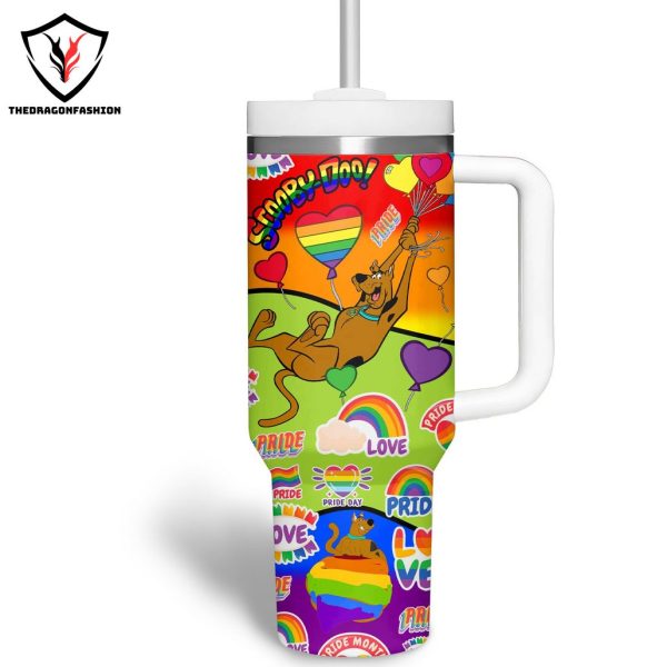 Scooby-Doo Love Is Love Tumbler With Handle And Straw