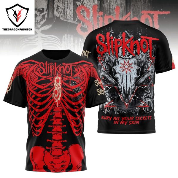 Slipknot – Bury All Your Secrets In My Skin Design 3D T-Shirt