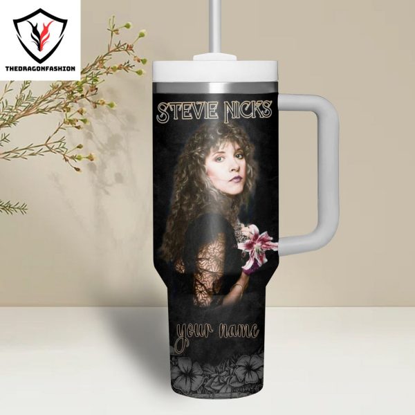 Stevie Nicks Tour 2024 Tumbler With Handle And Straw