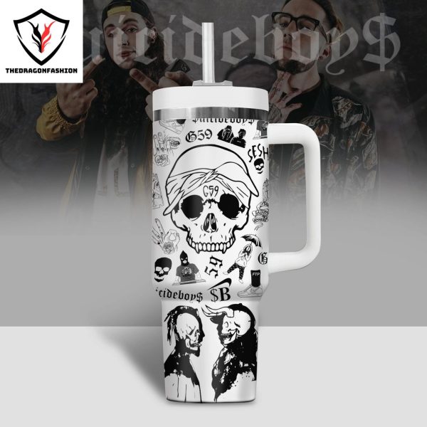 Suicideboys G59 Tumbler With Handle And Straw